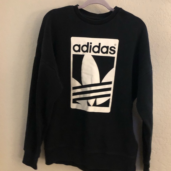 adidas Sweaters - black adidas crew neck